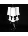 Lampy wiszące JOS-S inspirowane projektem Josephine dla Metalarte biała , czarna , złota , chrom JOS-S1