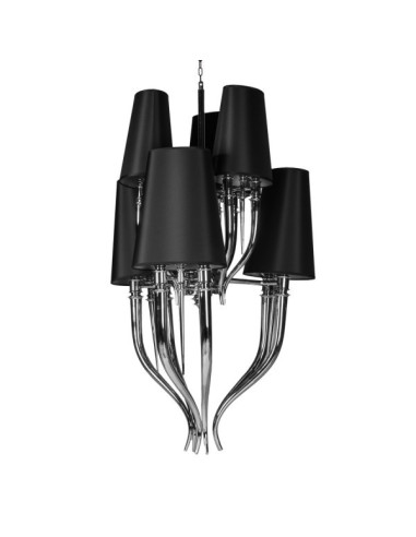 INSP. Lampa wisząca BRU-S6 , Black (Diablo)