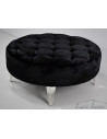 INSP. PUFA POUF004 90 x 90 x 42 cm , CZARNA KRYSZTAŁKI