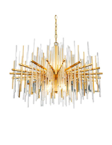 INSP. LAMPA WISZĄCA Spikes Crystal 60 cm