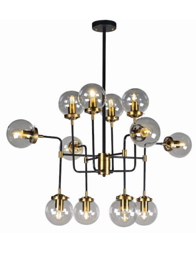 INSP. Lampa wisząca Creative Gold 12 ramion art deco