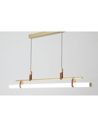 INSP. Modernistyczna Lampa wisząca Zappa 120 Gold