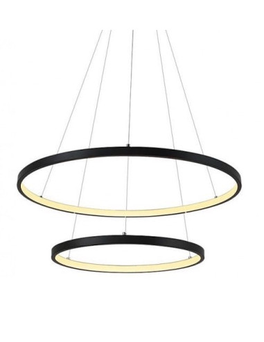 INSP. Lampa wisząca ring double 70 cm - podwójny pierścień LED 