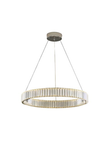 INSP. Nowoczesna lampa wisząca kryształowa Bohemia 60 A Chrome