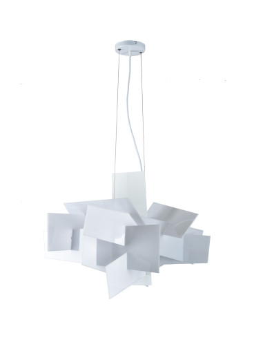 INSP. Lampa wisząca FAME biała 65 cm Step design