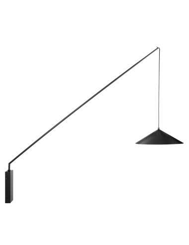 INSP. Lampa ścienna SWING 151 cm czarna Step design