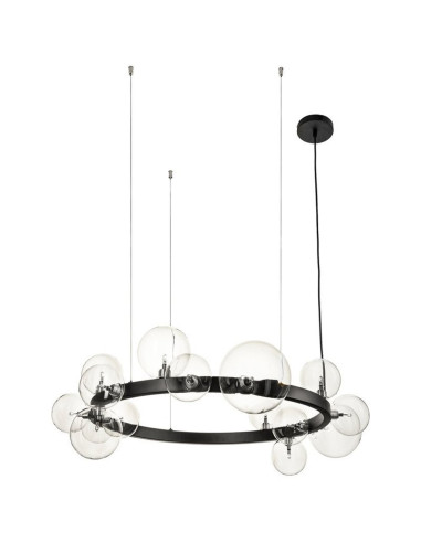 INSP. Lampa wisząca ORION czarna 85 cm