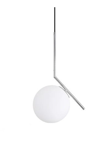 INSP. Lampa wisząca ball 20 cm chrom