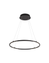 INSP. Nowoczesna lampa wisząca OptiQ Round LED 60 cm czarna