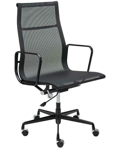 Fotel biurowy AERON PREMIUM czarny - siatka, aluminium