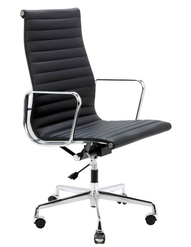 Fotel biurowy AERON PRESTIGE PLUS chrom - skóra naturalna, aluminium