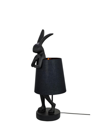 KARE lampa stołowa RABBIT 50 cm czarna / czarna