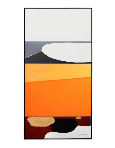 KARE obraz ABSTRACT SHAPES ORANGE 73x143 cm