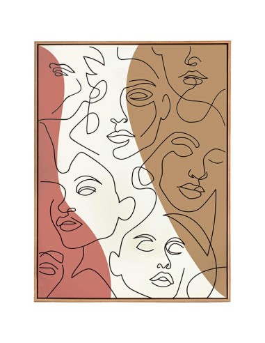 KARE obraz FACCIA ARTE TRI COLORE 90x120 cm