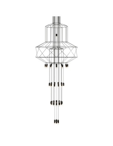 Lampa wisząca FLUSSO 43 czarna