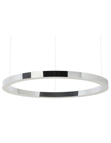 Lampa wisząca RING 100 srebrna - LED, stal polerowana