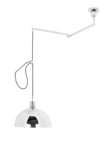 Lampa wisząca ROTA 360 srebrny chrom