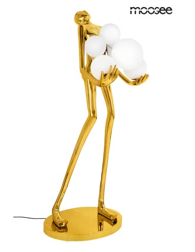 MOOSEE lampa podłogowa HUMAN GOLD         PREMIUM