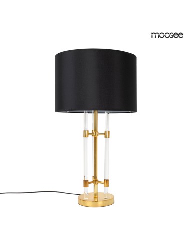 MOOSEE lampa stołowa MOXY złota / czarna