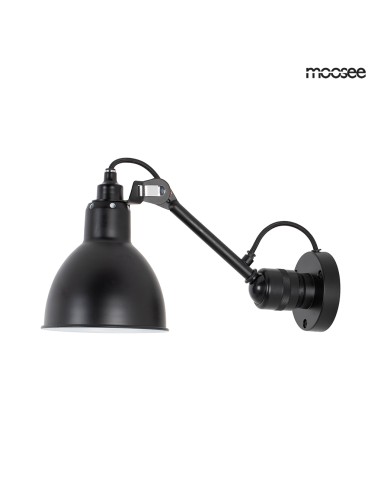 MOOSEE lampa ścienna FRANK czarna