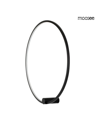 MOOSEE lampa ścienna HOOP 80 czarna