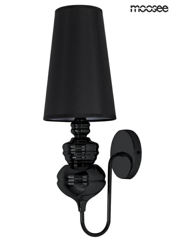 MOOSEE lampa ścienna QUEEN 20 czarna