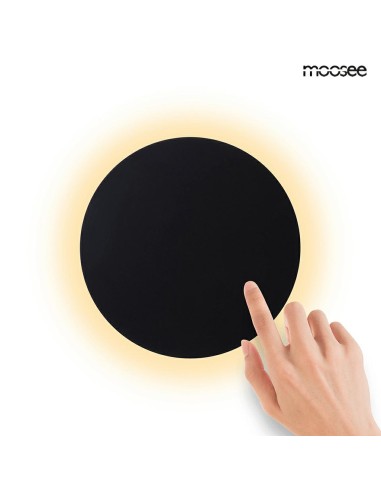 MOOSEE lampa ścienna SHADOW SUN 25 czarna