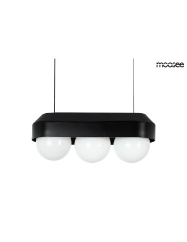 MOOSEE lampa wisząca DROPS 3 czarna