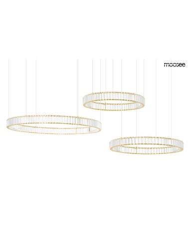 MOOSEE lampa wisząca LIBERTY 3B złota