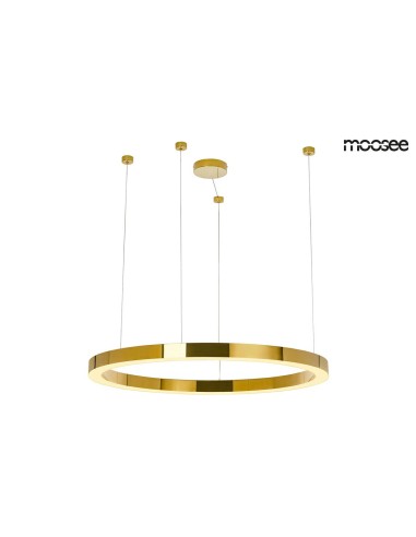 MOOSEE lampa wisząca RING LUXURY 110 złota - LED, chromowane złoto