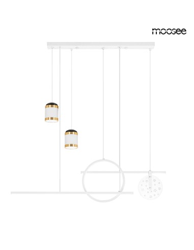 MOOSEE lampa wisząca STARS biała