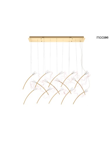 MOOSEE lampa wisząca TULIPPE 14 LINE  złota