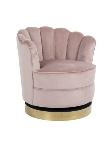 RICHMOND fotel obrotowy MILA PINK VELVET