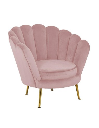 RICHMOND fotel PERLA PINK VELVET