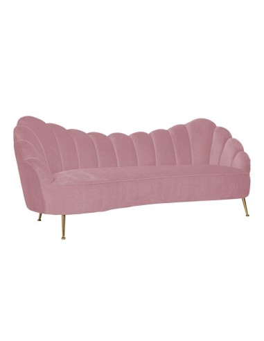 RICHMOND sofa COSETTE PINK - welur, podstawa złota