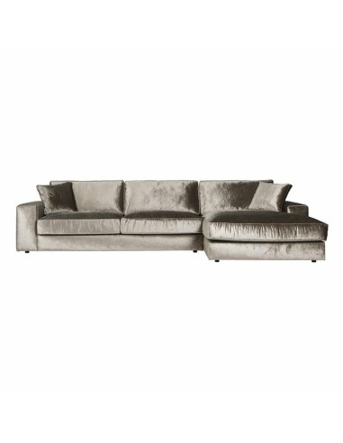 RICHMOND sofa narożna SANTOS R srebrna