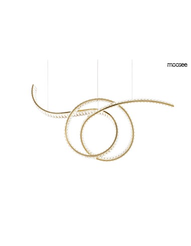 MOOSEE lampa wisząca WAVE 120 złota