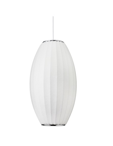 INSP. Lampa wisząca SILK BARREL biała 60 cm