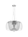 INSP. Lumina Deco DISPOSA Lampa wisząca kryształowa 50 cm CLEAR