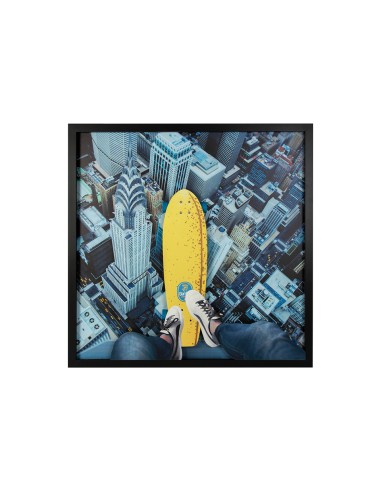 Obraz BIG CITY SKATER 130x130 cm