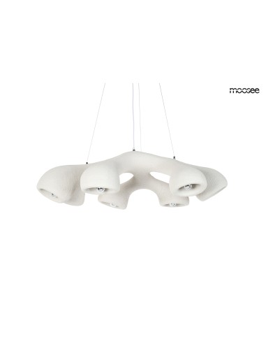 MOOSEE lampa wisząca NIDO biała