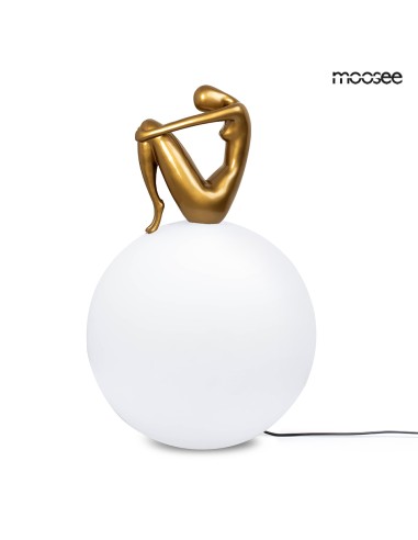 MOOSEE lampa podłogowa UOMO 35 złota