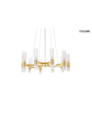 MOOSEE lampa wisząca TUBS 10 złota