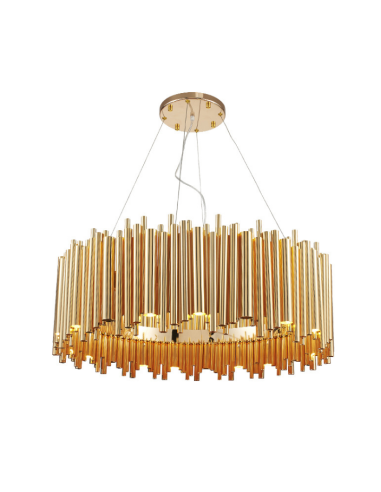 INSP. Złota Lampa ART Deco Munspel Gold Harmony 60cm