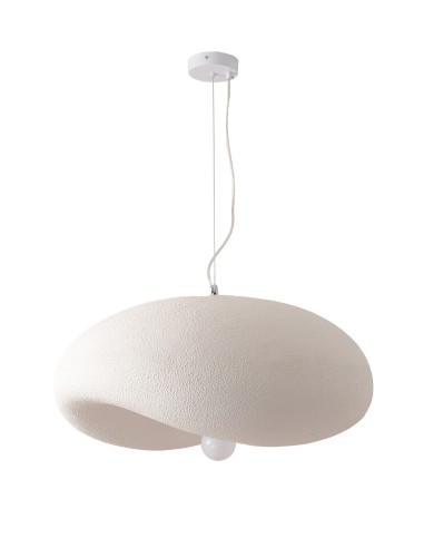 INSP. Lampa wisząca STONE FLAT biała 60 cm