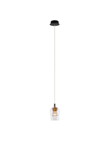 Lampa Wisząca Tasa 1xLED czarna PL0143-1